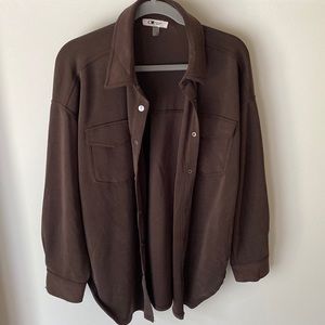 Brown Shacket